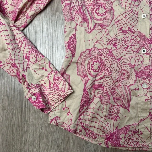 Escada Sport “fantasy” Fitted Button Up Blouse - Picture 4 of 6